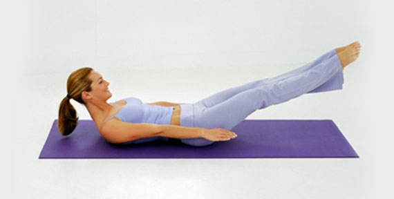 yoga lying down legs in the air